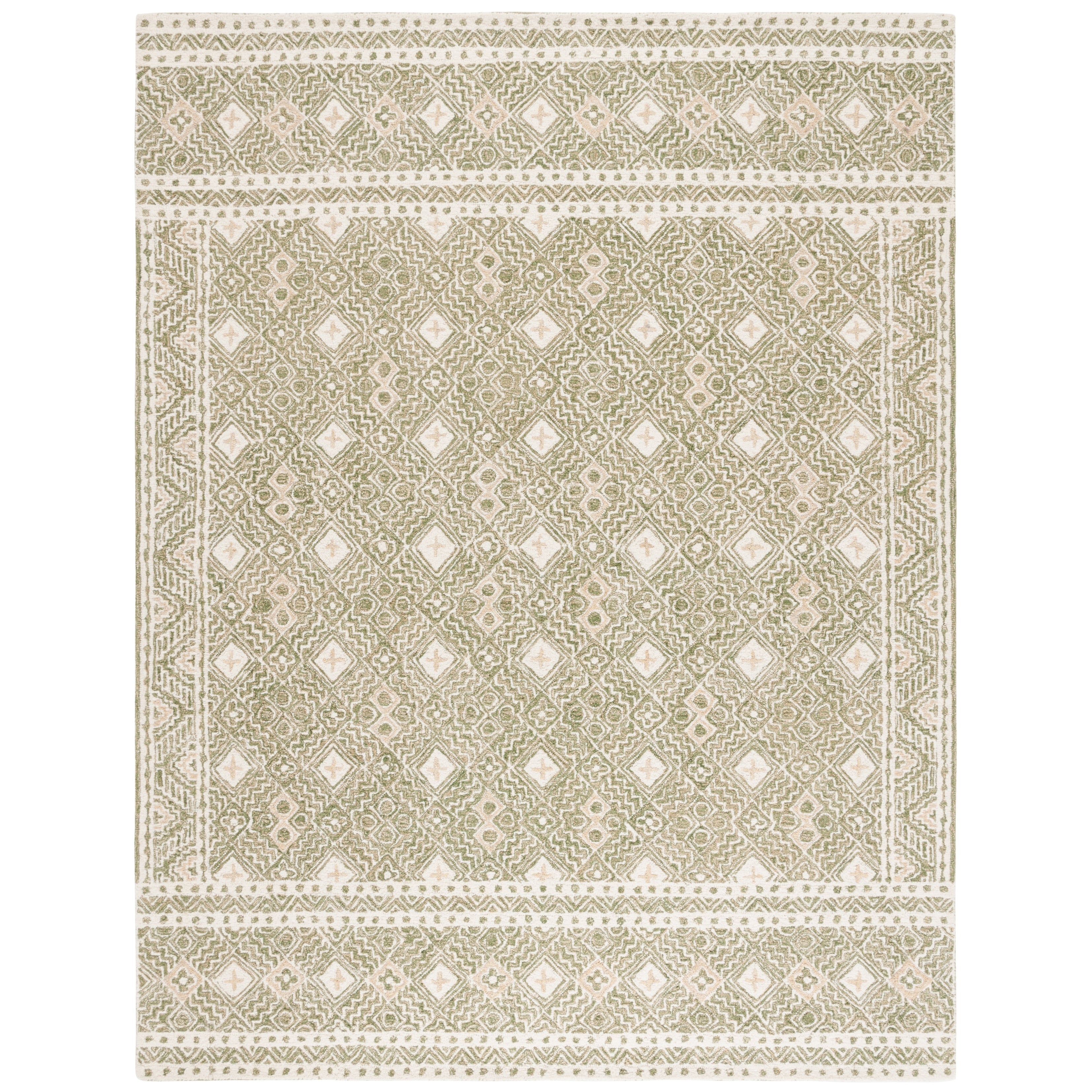 SAFAVIEH Handmade Micro-Loop Lutetia Wool Rug