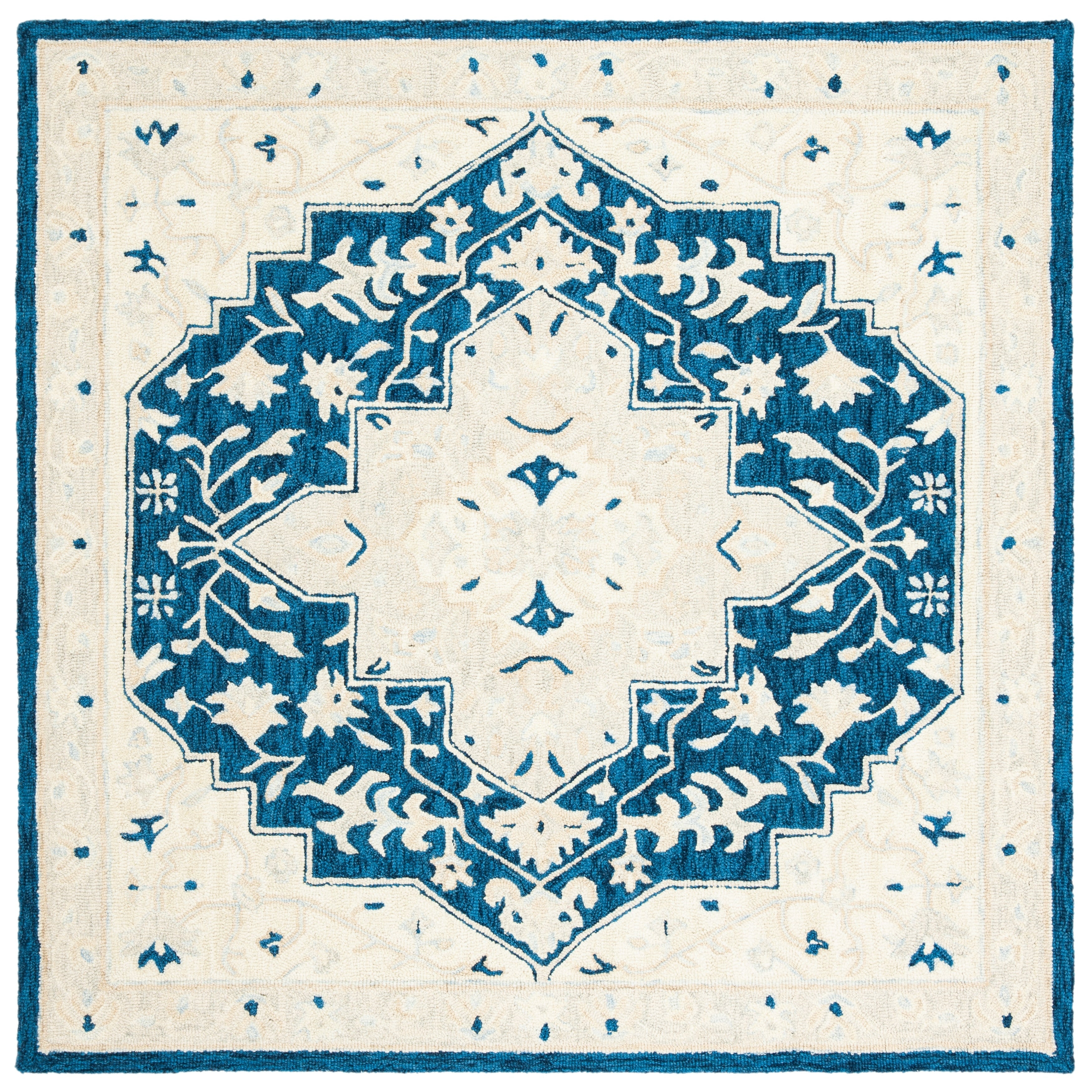 SAFAVIEH Handmade Micro-Loop Selveta Wool Rug