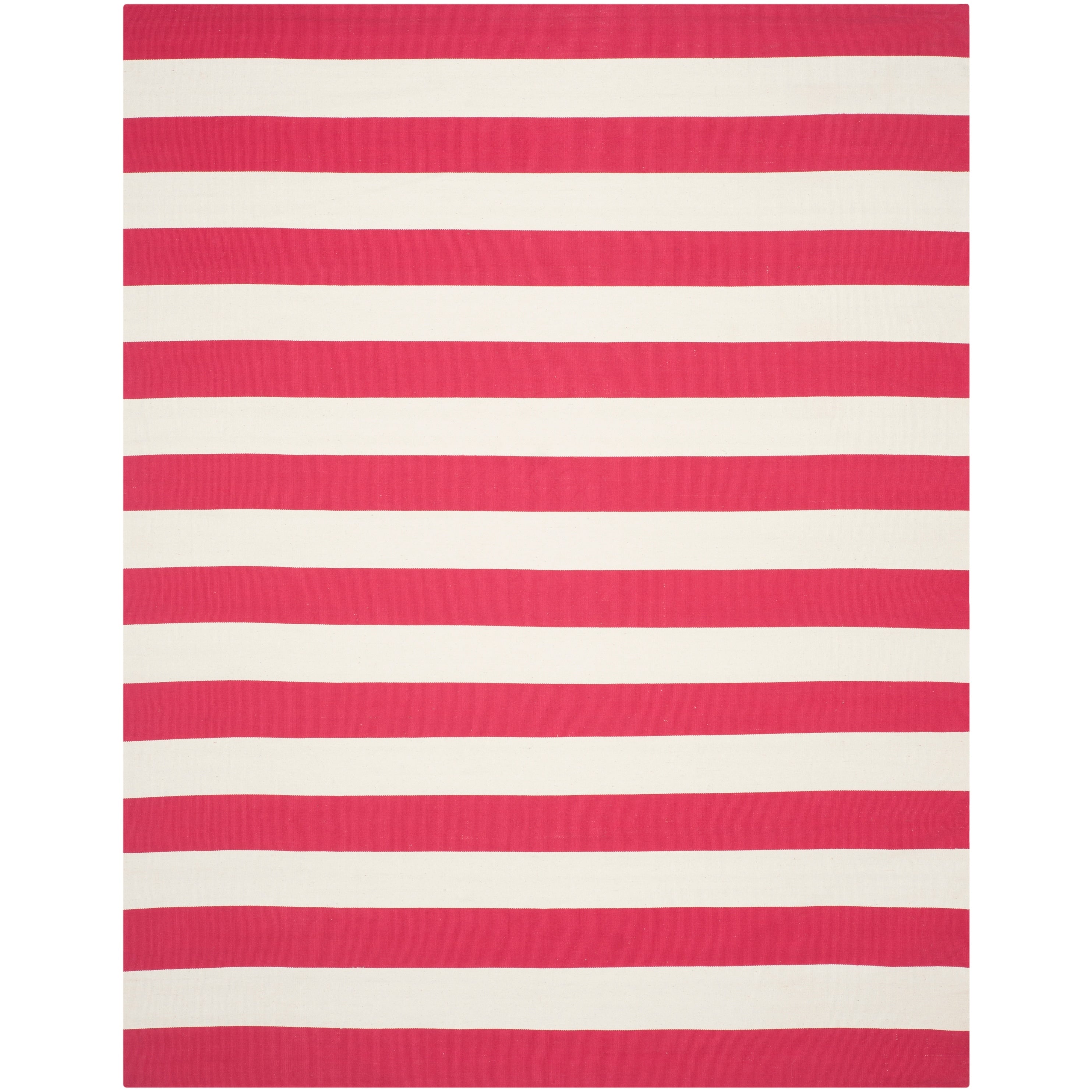 SAFAVIEH Handmade Montauk Geltrude Stripe Cotton Flatweave Rug