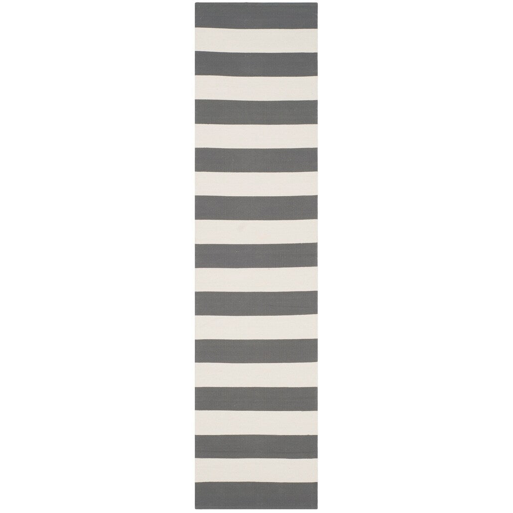 SAFAVIEH Handmade Montauk Geltrude Stripe Cotton Flatweave Rug