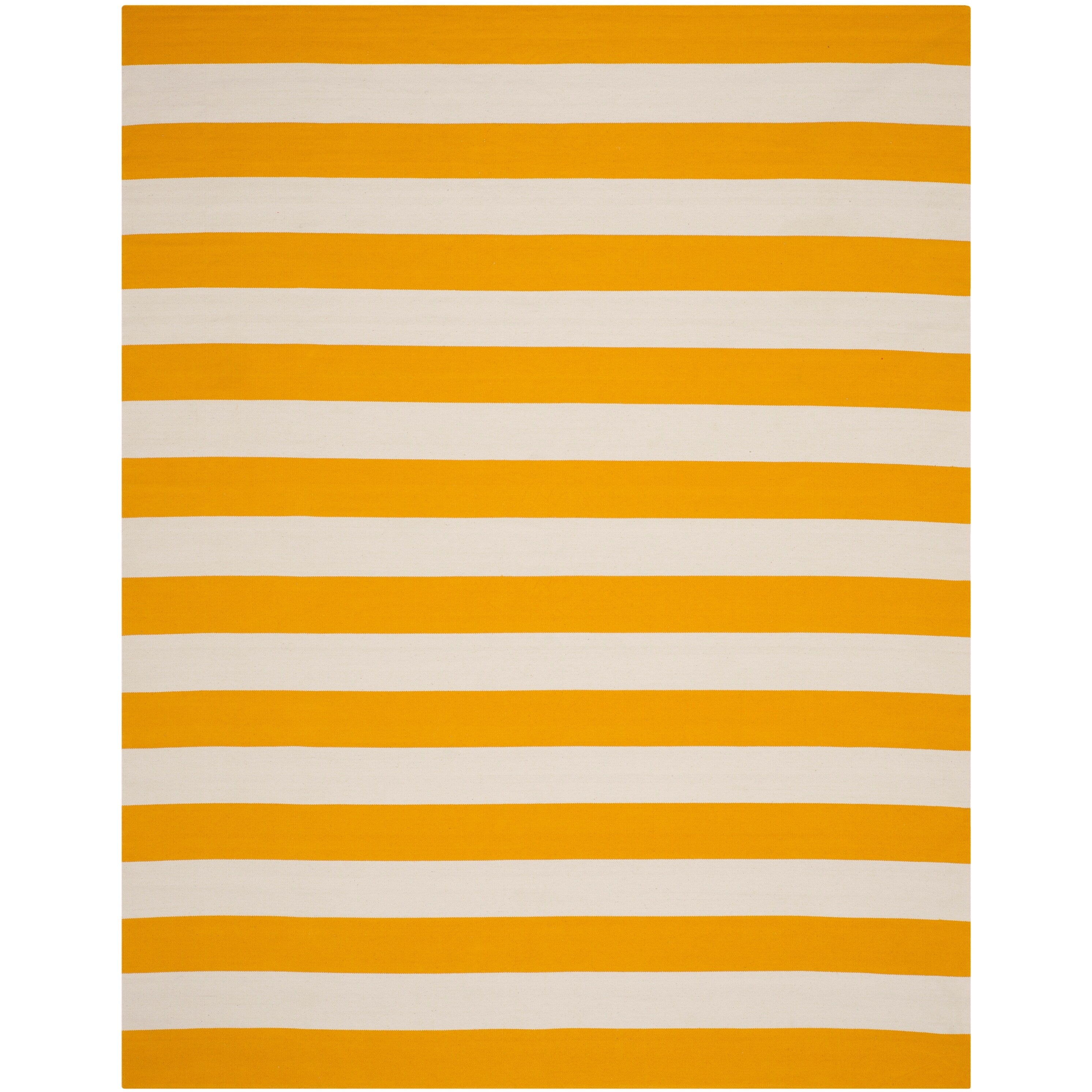 SAFAVIEH Handmade Montauk Geltrude Stripe Cotton Flatweave Rug