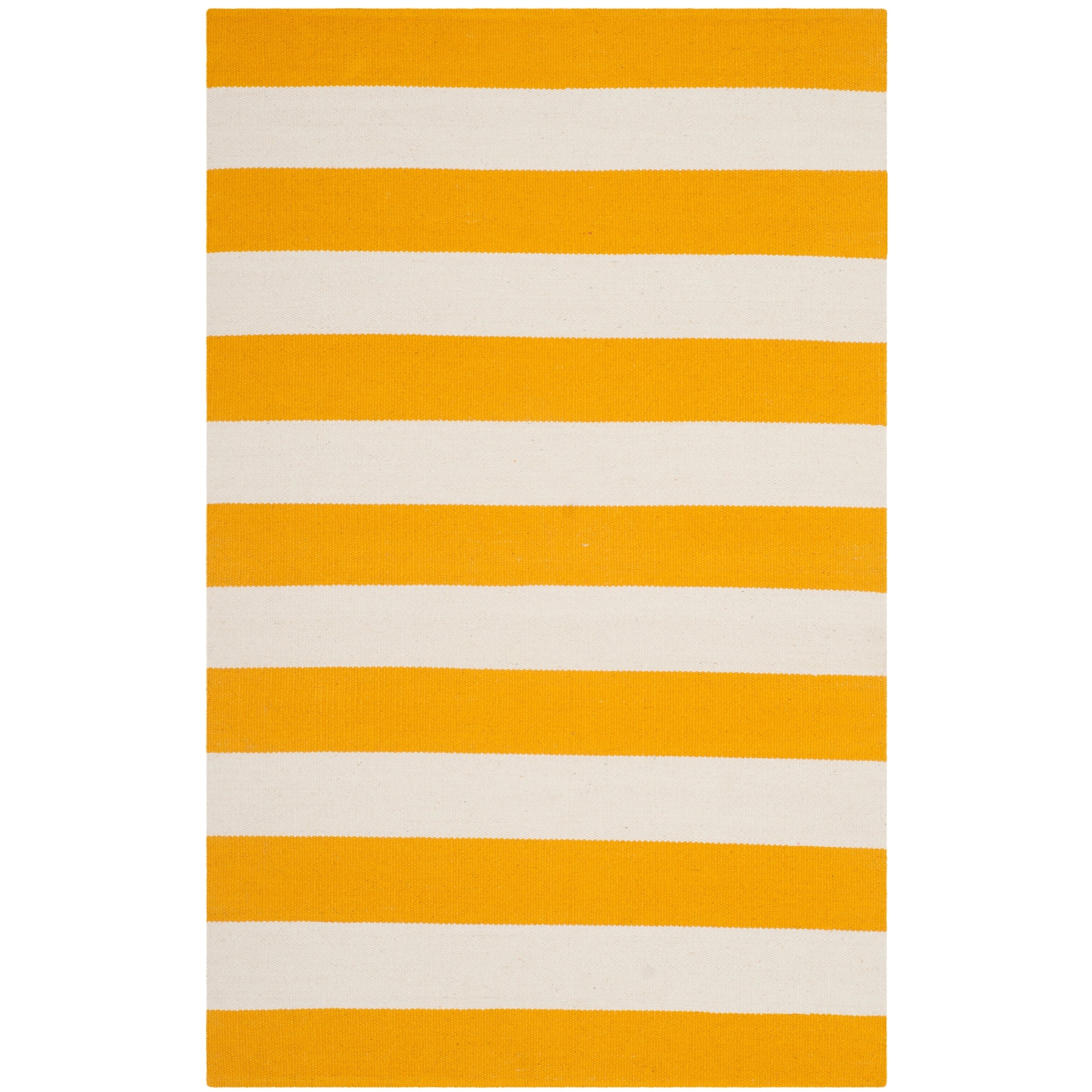 SAFAVIEH Handmade Montauk Geltrude Stripe Cotton Flatweave Rug