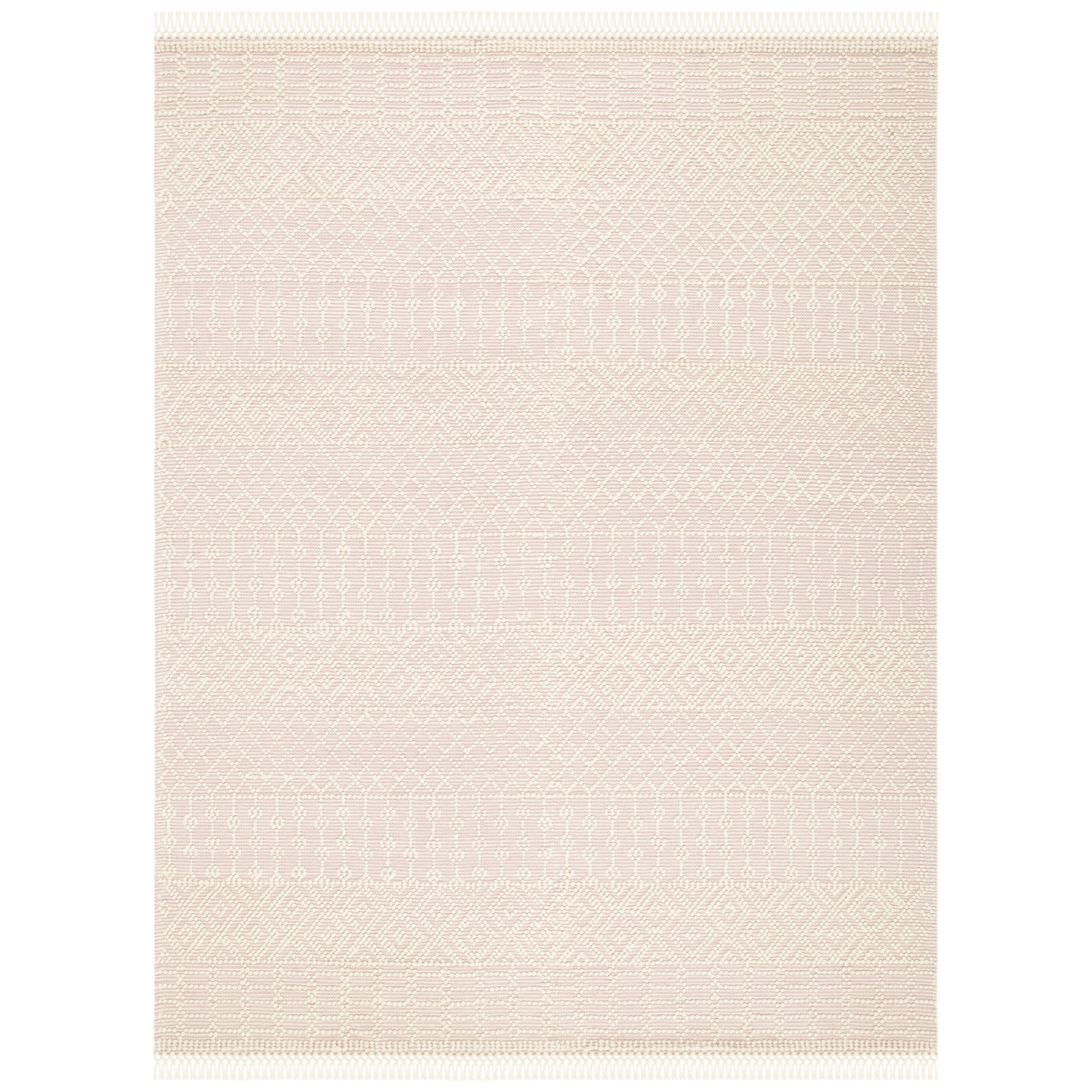 SAFAVIEH Handmade Natura Estel Wool Fringe Rug