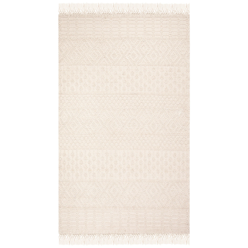 SAFAVIEH Handmade Natura Estel Wool Fringe Rug