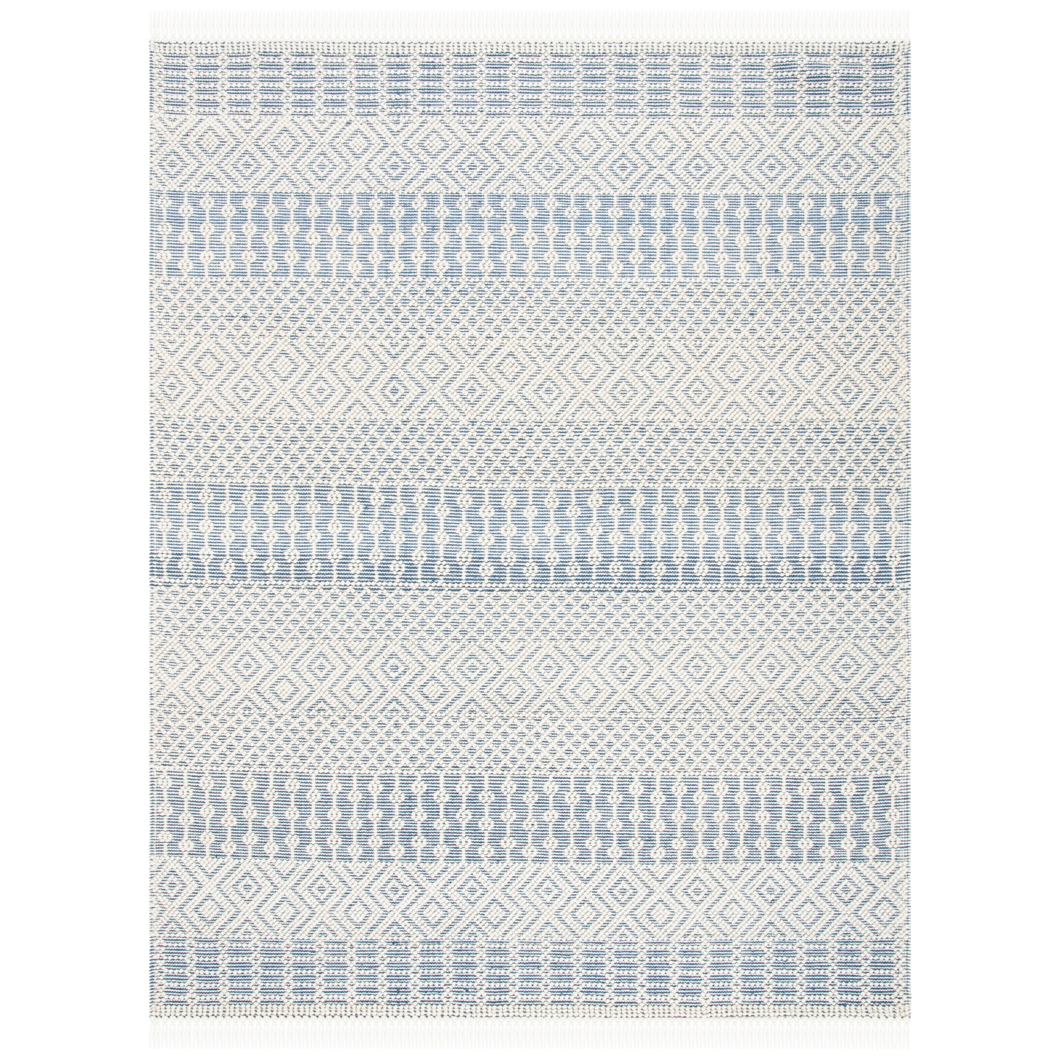 SAFAVIEH Handmade Natura Estel Wool Fringe Rug