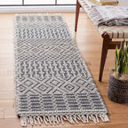 SAFAVIEH Handmade Natura Estel Wool Fringe Rug