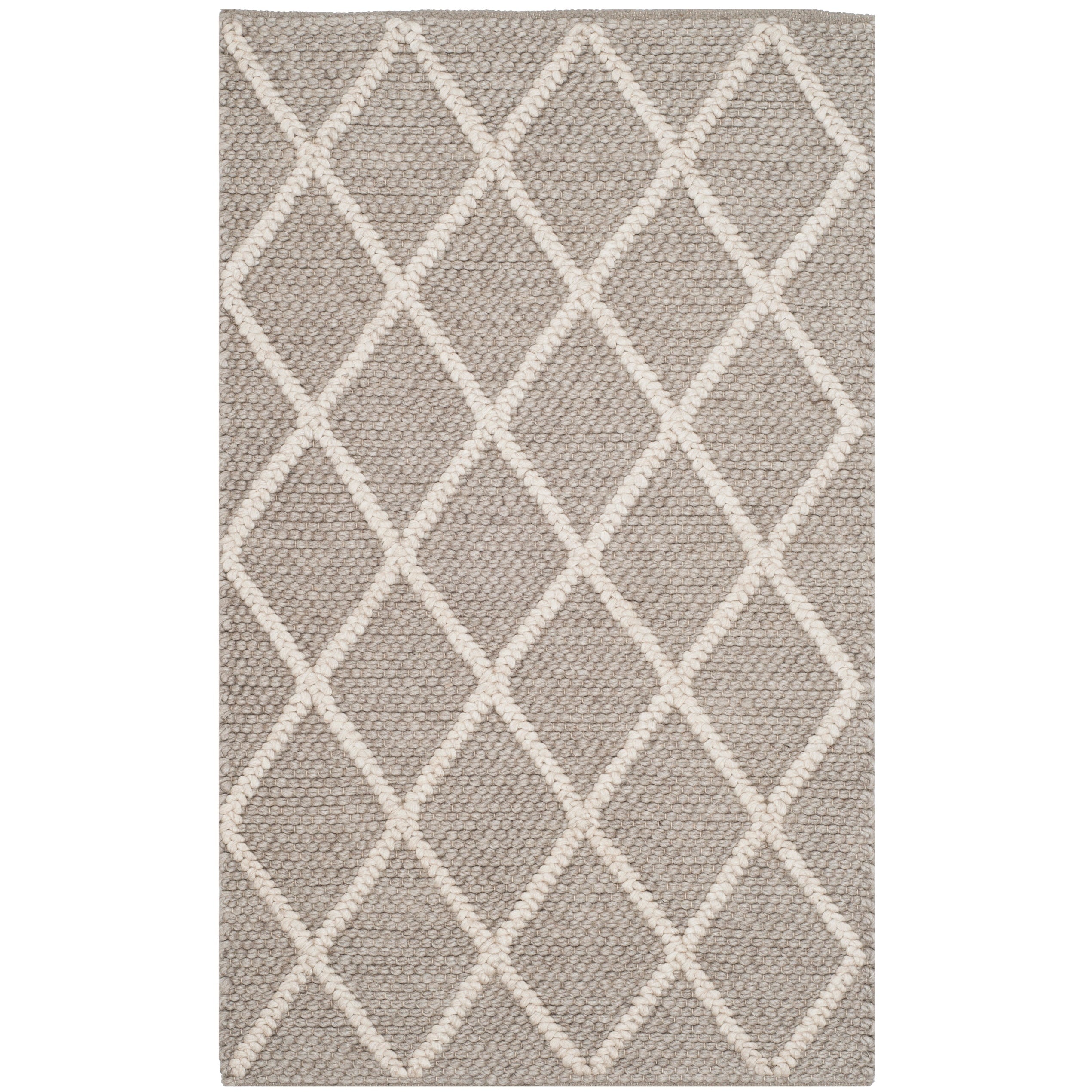 SAFAVIEH Handmade Natura Metje Wool/ Viscose Trellis Rug