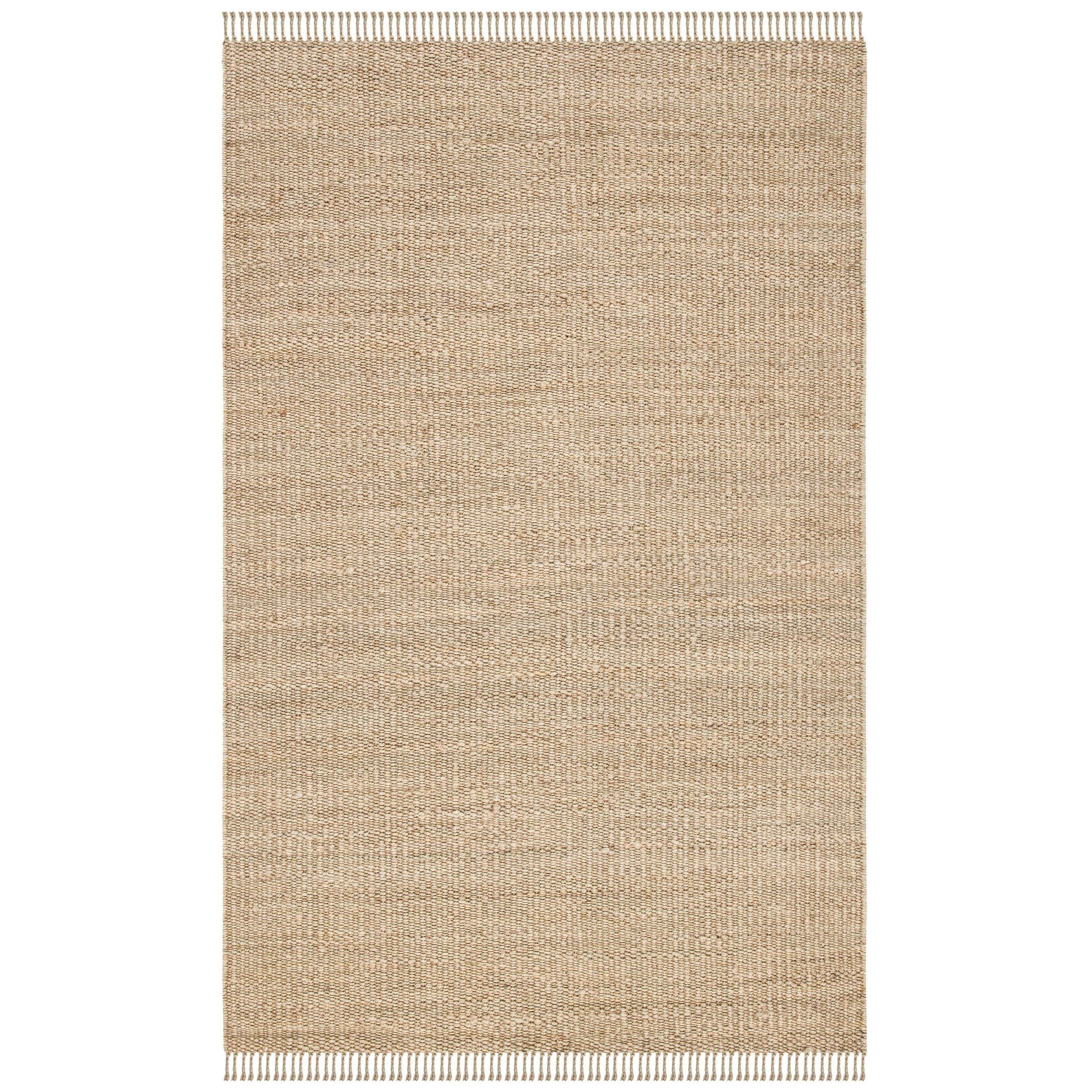 SAFAVIEH Handmade Natural Fiber Eybjorg Jute Fringe Rug