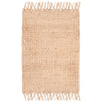 SAFAVIEH Handmade Natural Fiber Eybjorg Jute Fringe Rug