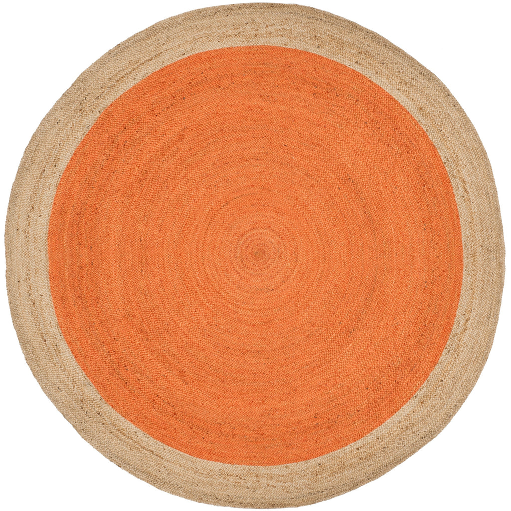 SAFAVIEH Handmade Natural Fiber Jolette Bordered Round Jute Rug