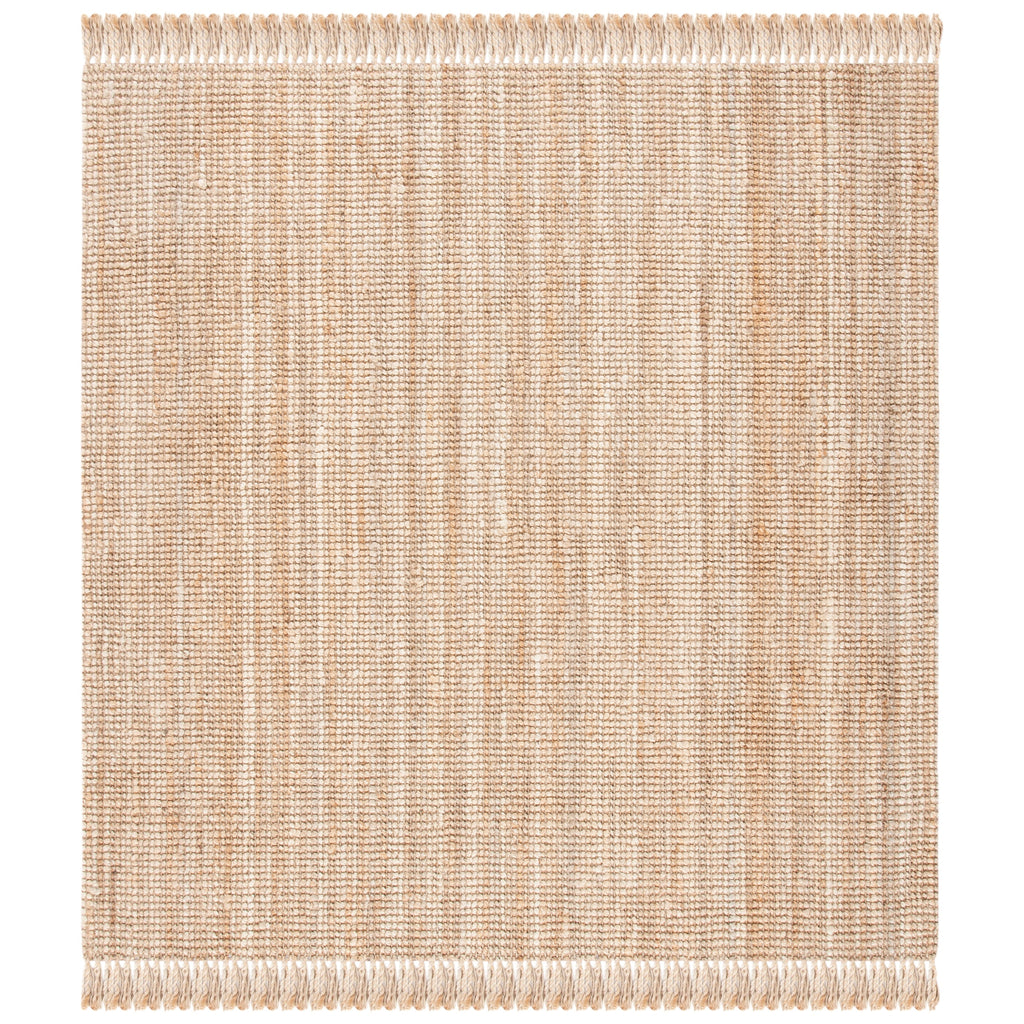 SAFAVIEH Handmade Natural Fiber Mirnesa Jute Rug with Fringe