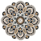 SAFAVIEH Handmade Novelty Sheyla Ornate Flower Wool Rug