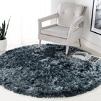 SAFAVIEH Handmade Ocean Shag Marilijn Glam 2.5-inch Thick Rug