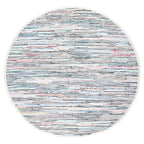 SAFAVIEH Handmade Rag Rug Litzy Stripe Cotton Rug