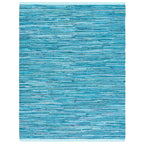 SAFAVIEH Handmade Rag Rug Litzy Stripe Cotton Rug