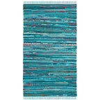 SAFAVIEH Handmade Rag Rug Litzy Stripe Cotton Rug
