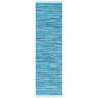 SAFAVIEH Handmade Rag Rug Litzy Stripe Cotton Rug