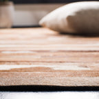 SAFAVIEH Handmade Studio Leather Tennille Modern Leather Rug