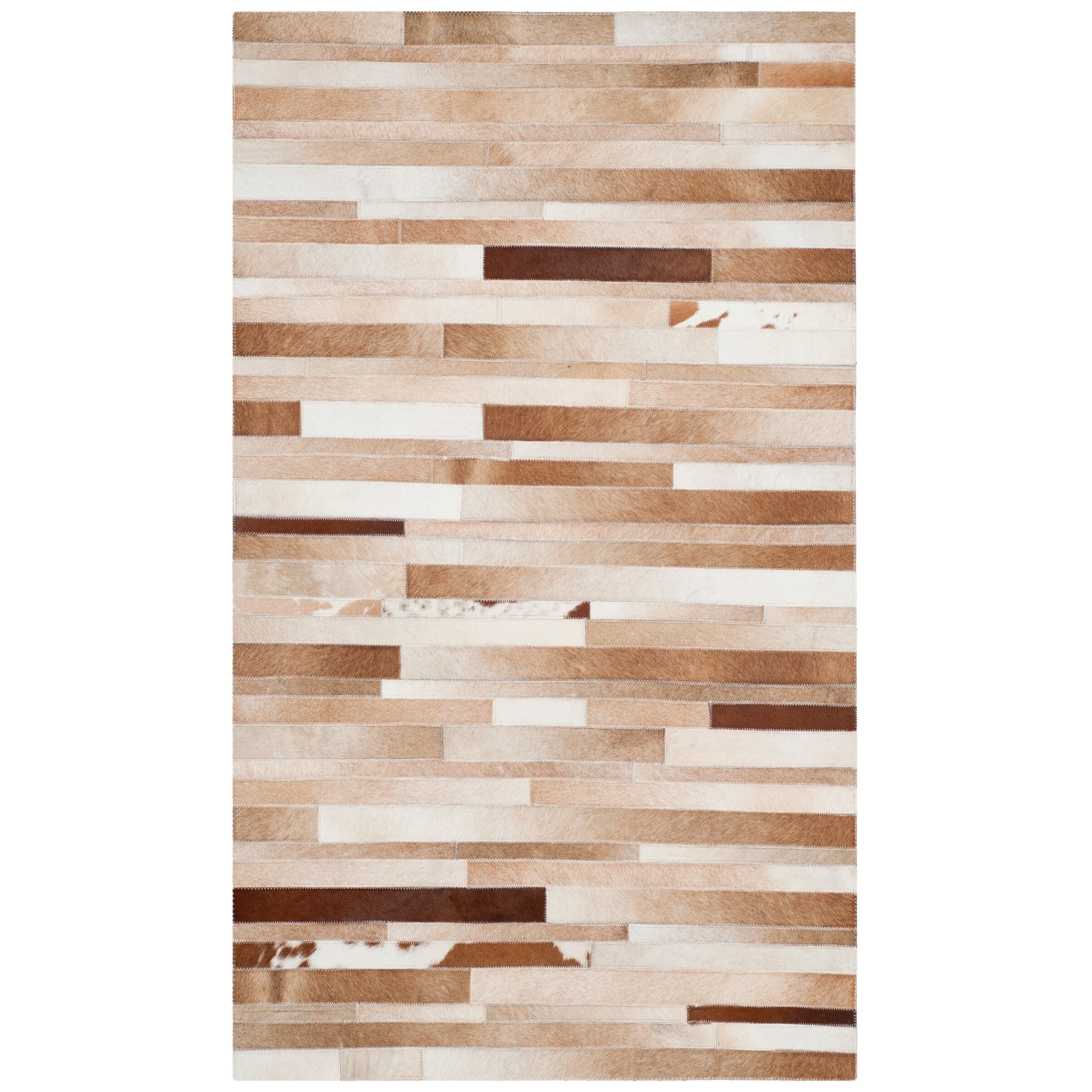 SAFAVIEH Handmade Studio Leather Tennille Modern Leather Rug