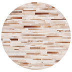 SAFAVIEH Handmade Studio Leather Tennille Modern Leather Rug