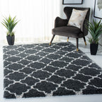 SAFAVIEH Hudson Shag Jeryl Glam Trellis 2-inch Area Rug