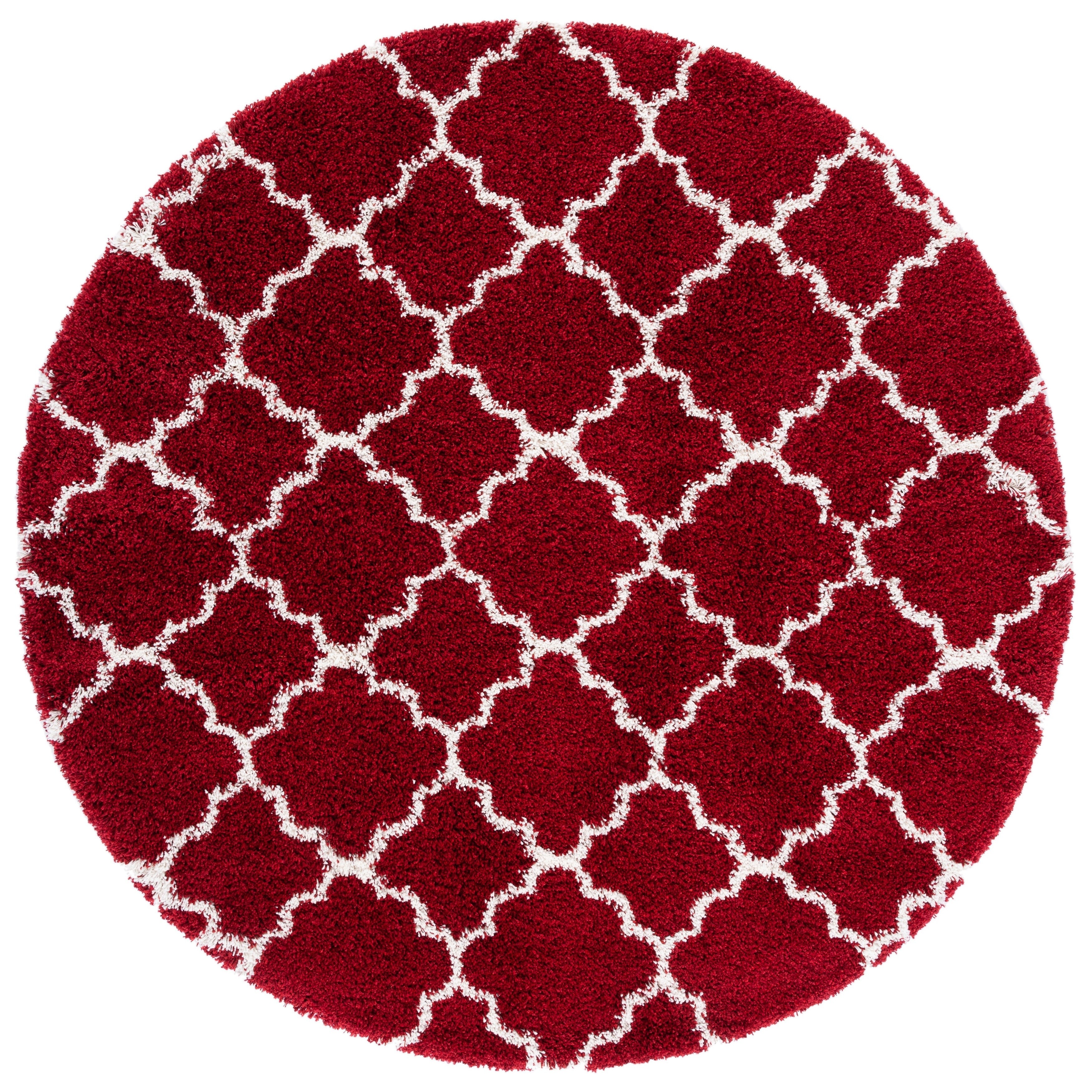 SAFAVIEH Hudson Shag Jeryl Glam Trellis 2-inch Area Rug