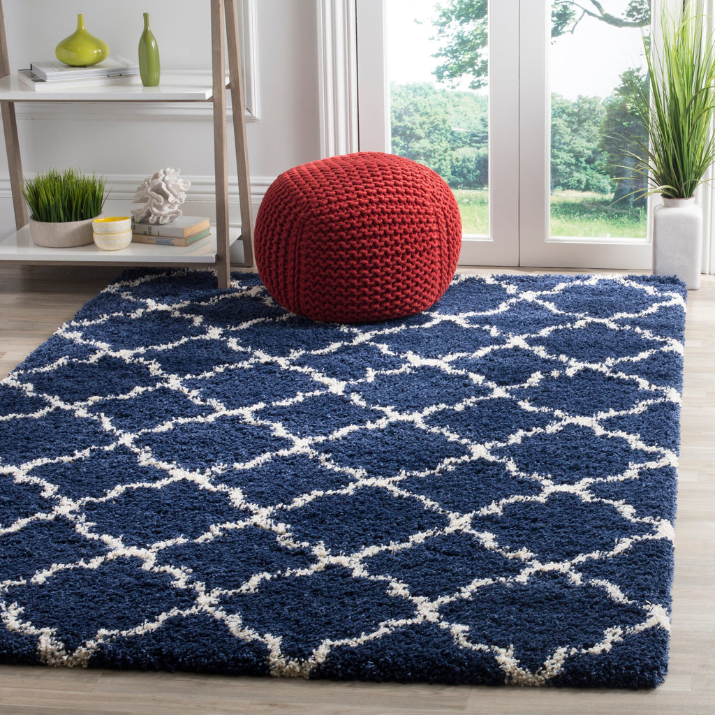 SAFAVIEH Hudson Shag Jeryl Glam Trellis 2-inch Area Rug