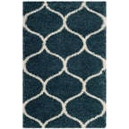 SAFAVIEH Hudson Shag Pushpa Trellis 2-inch Thick Area Rug