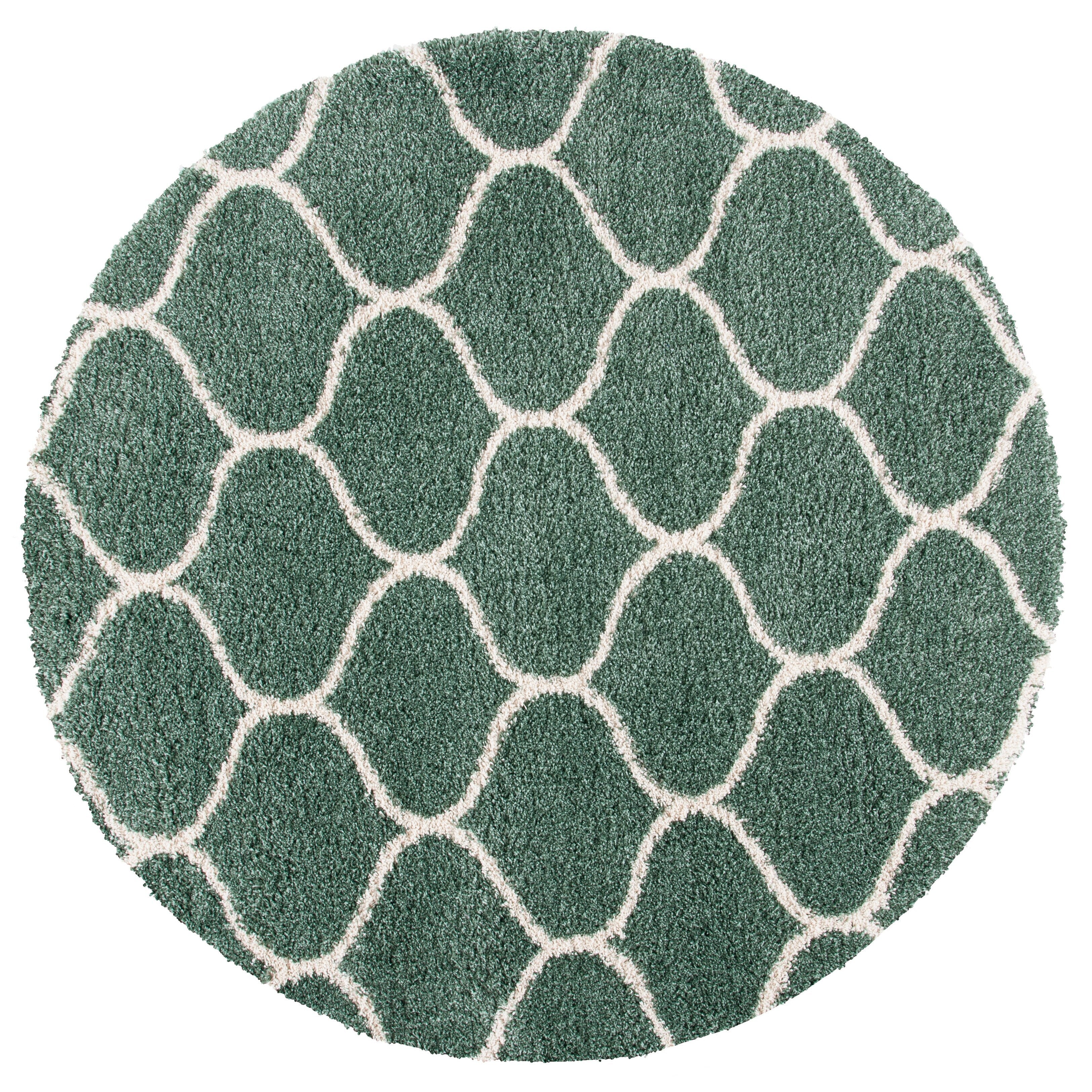 SAFAVIEH Hudson Shag Pushpa Trellis 2-inch Thick Area Rug
