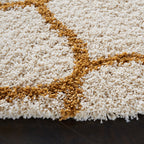 SAFAVIEH Hudson Shag Pushpa Trellis 2-inch Thick Area Rug