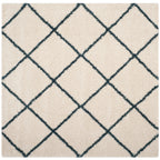 SAFAVIEH Hudson Shag Raili Diamond Trellis 2-inch Thick Rug