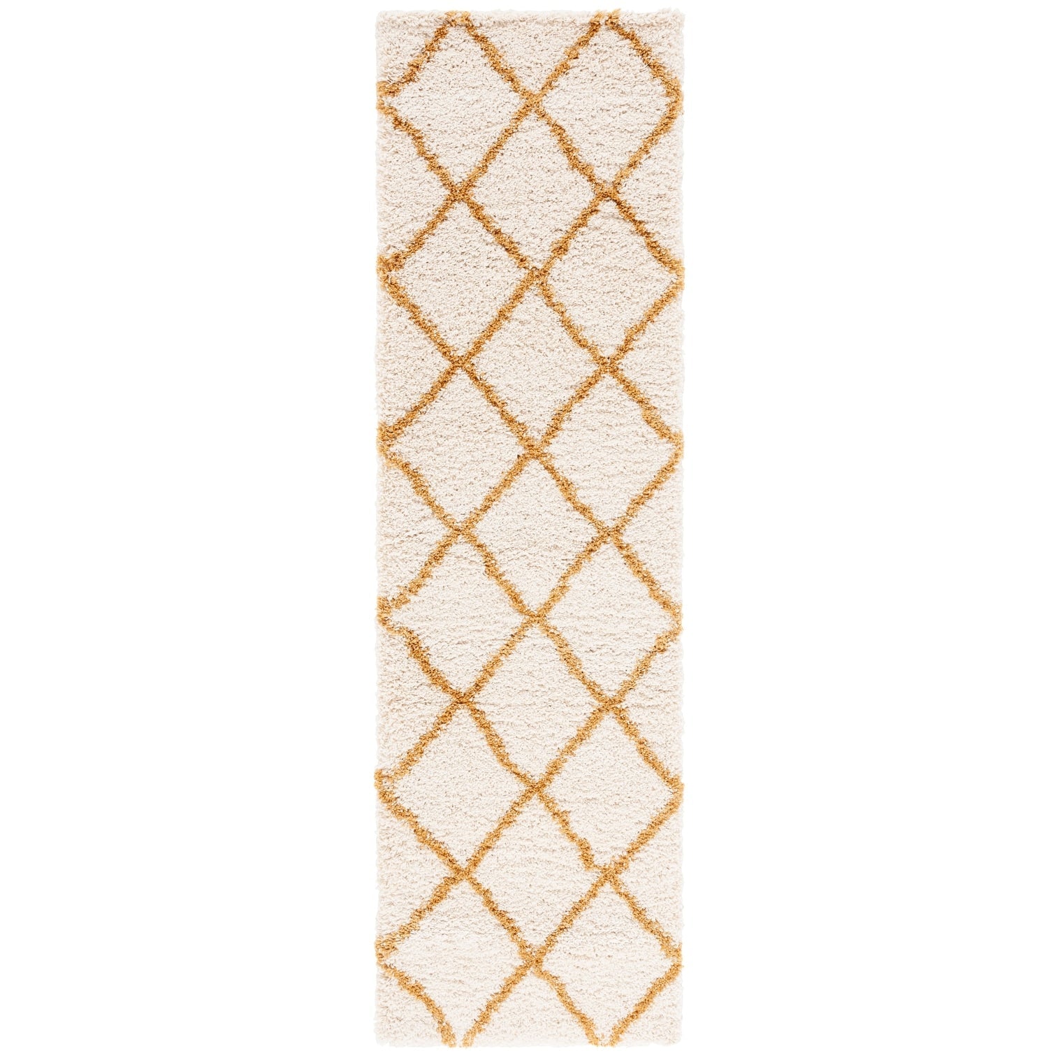 SAFAVIEH Hudson Shag Raili Diamond Trellis 2-inch Thick Rug