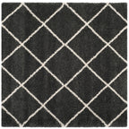 SAFAVIEH Hudson Shag Raili Diamond Trellis 2-inch Thick Rug
