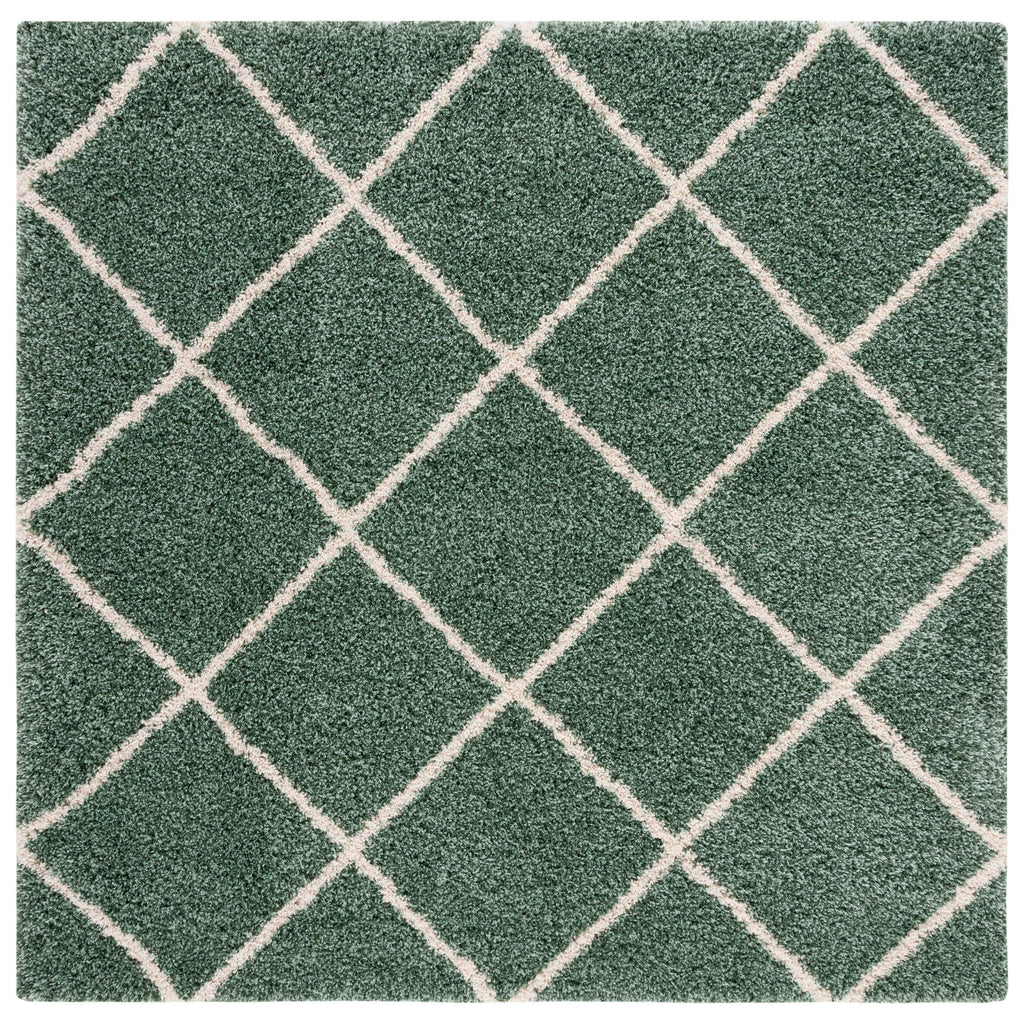 SAFAVIEH Hudson Shag Raili Diamond Trellis 2-inch Thick Rug