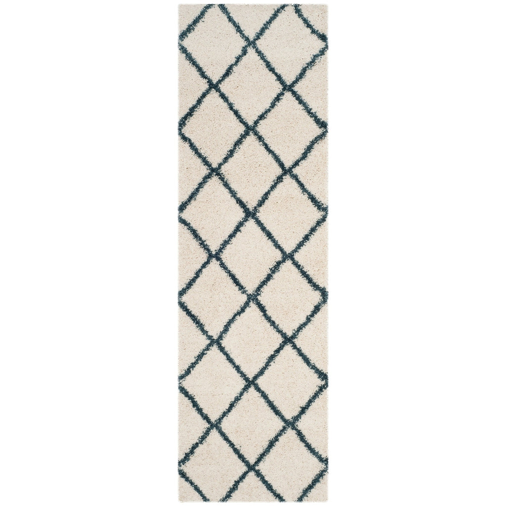 SAFAVIEH Hudson Shag Raili Diamond Trellis 2-inch Thick Rug