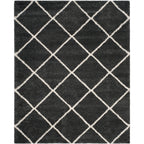 SAFAVIEH Hudson Shag Raili Diamond Trellis 2-inch Thick Rug
