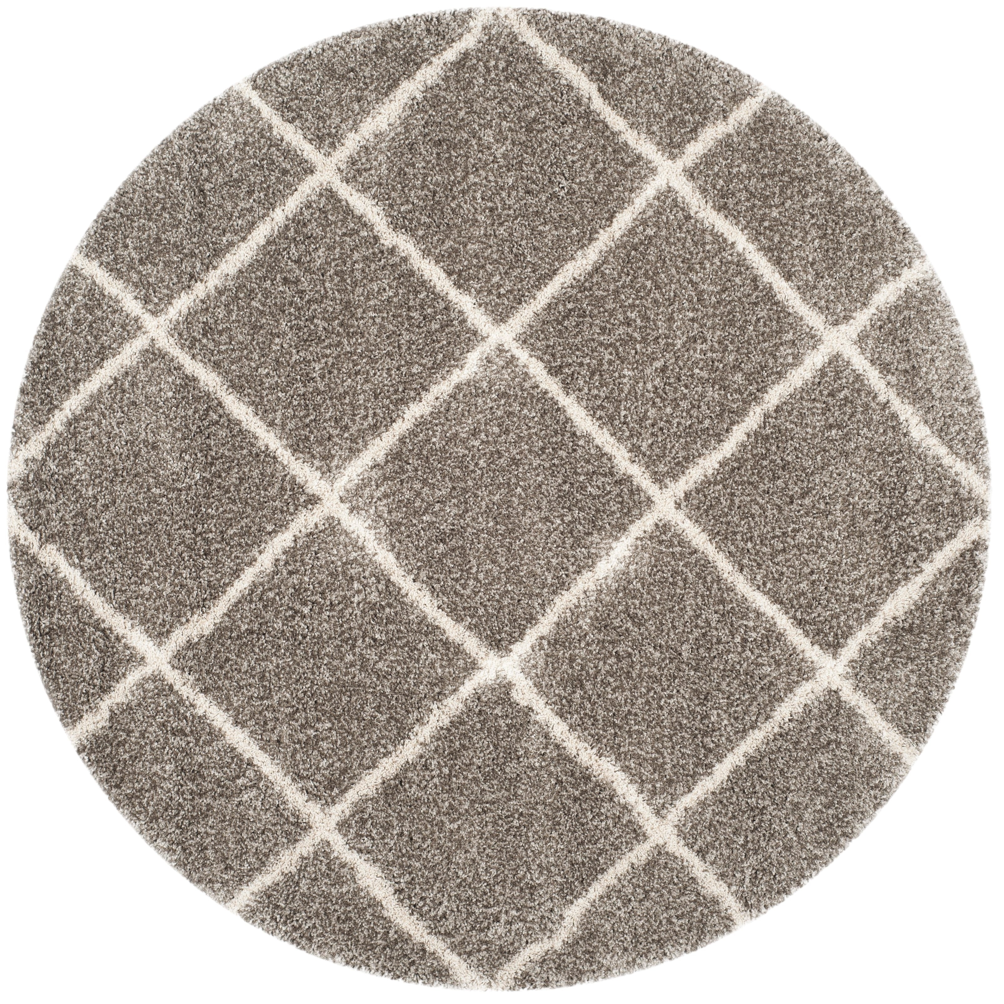 SAFAVIEH Hudson Shag Raili Diamond Trellis 2-inch Thick Rug