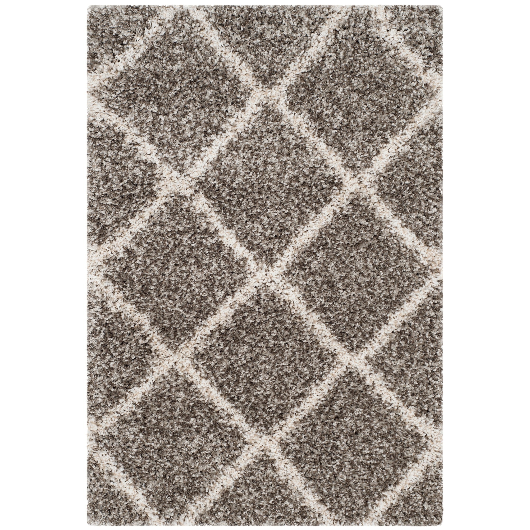 SAFAVIEH Hudson Shag Raili Diamond Trellis 2-inch Thick Rug