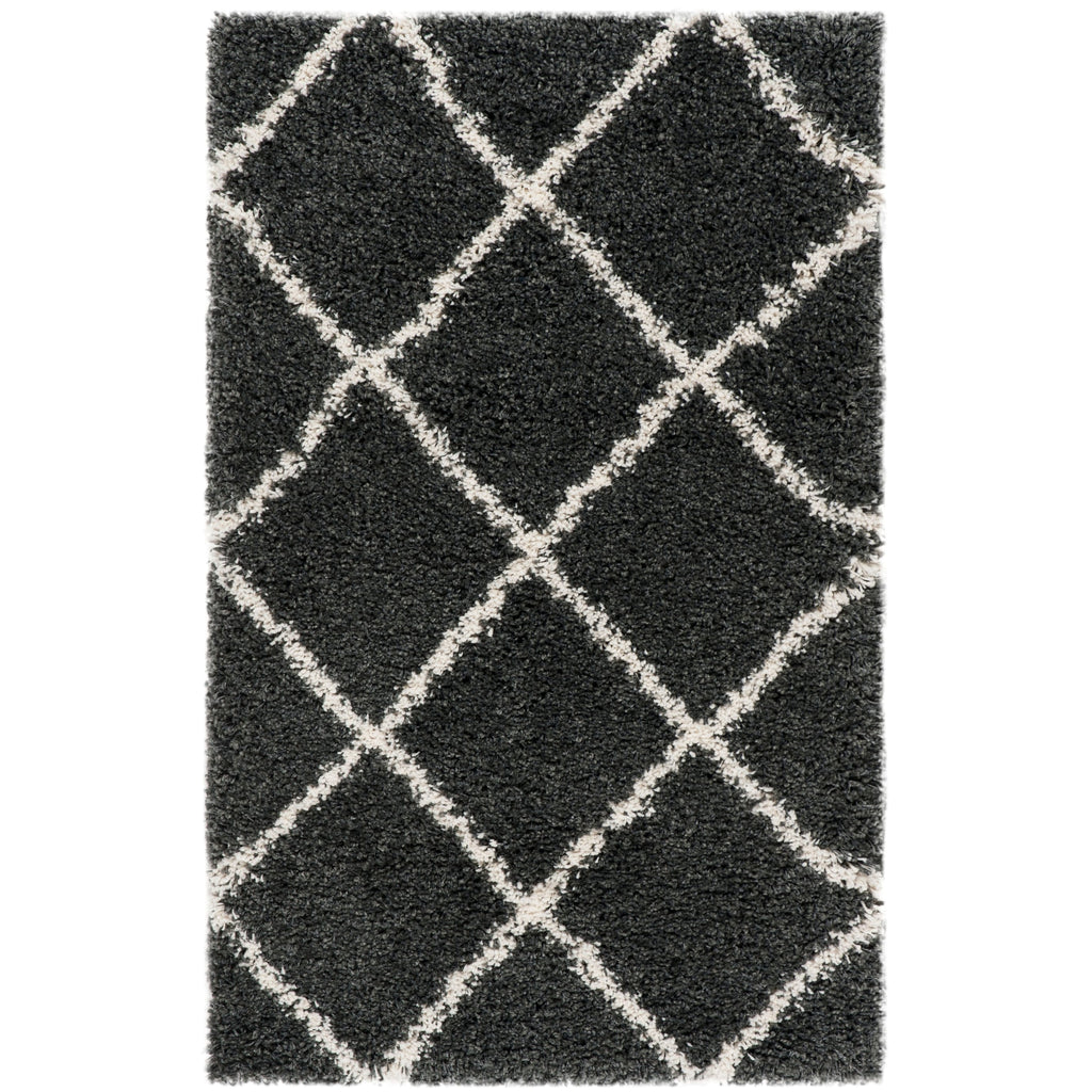 SAFAVIEH Hudson Shag Raili Diamond Trellis 2-inch Thick Rug