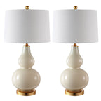 SAFAVIEH Lighting Diede Gourd Table Lamp (Set of 2) - 15x15x28.5 - 15Wx15Dx29H
