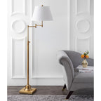 SAFAVIEH Lighting Tracee 60-inch Swivel Gold Floor Lamp - 16x16x54.5-68.5 - 16Wx16Dx69H