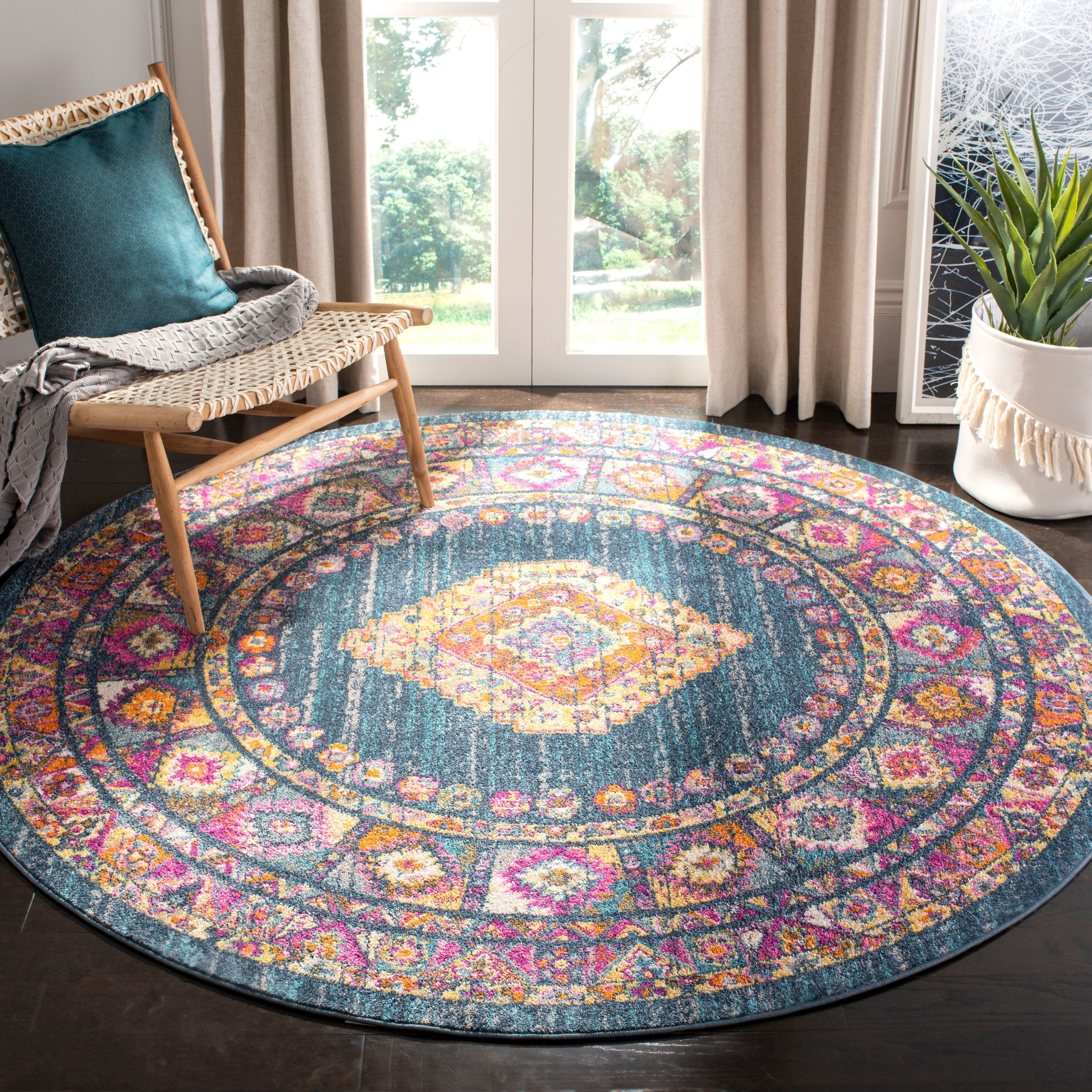 SAFAVIEH Madison Beverlee Vintage Boho Oriental Rug