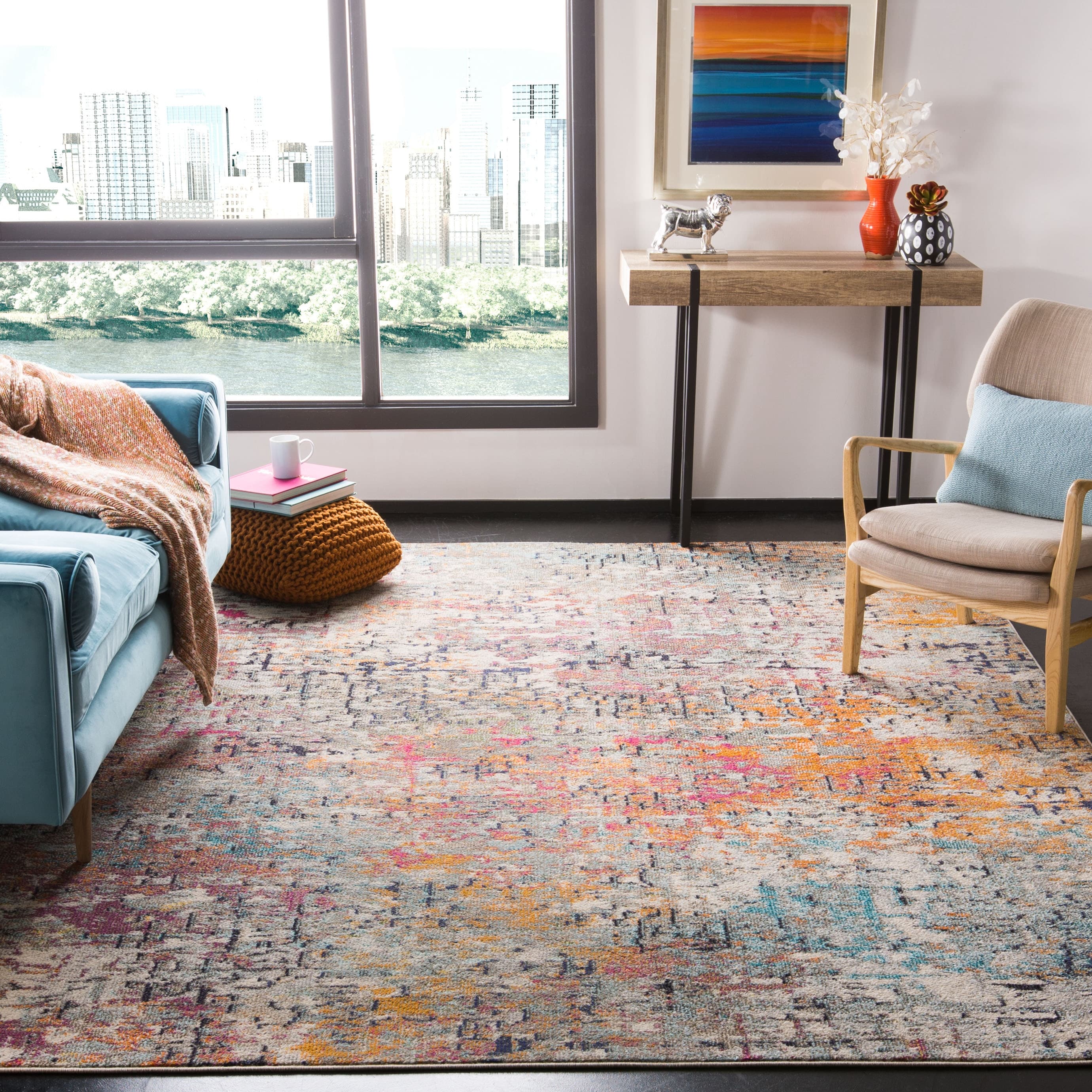 SAFAVIEH Madison Coleen Modern Abstract Rug