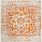 SAFAVIEH Madison Delois Medallion Rustic Farmhouse Distressed Rug