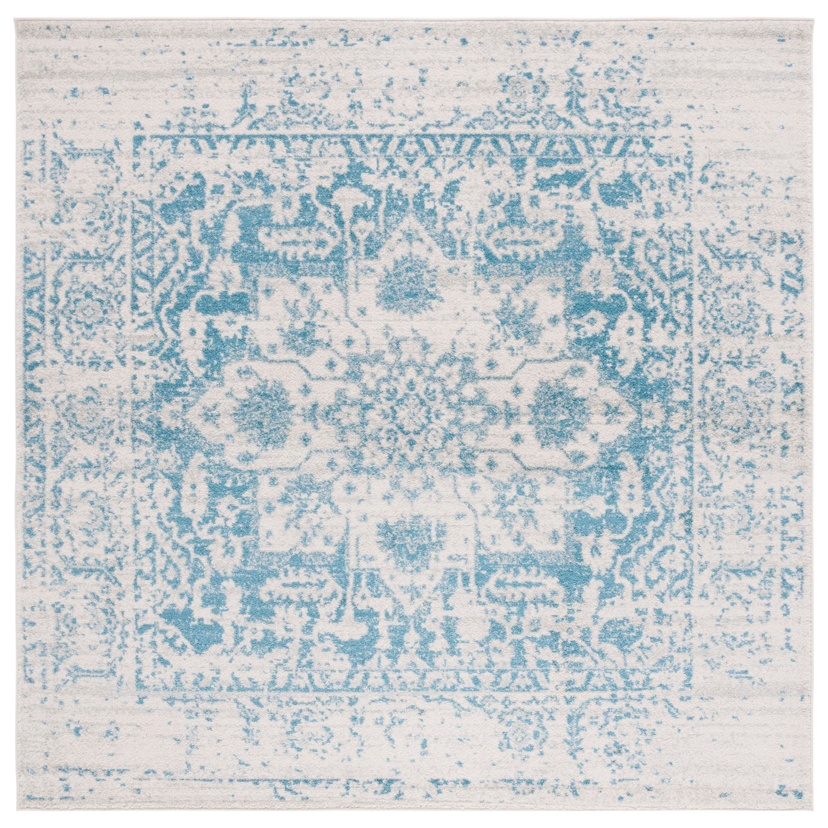 SAFAVIEH Madison Delois Medallion Rustic Farmhouse Distressed Rug