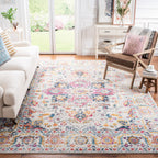 SAFAVIEH Madison Delois Medallion Rustic Farmhouse Distressed Rug