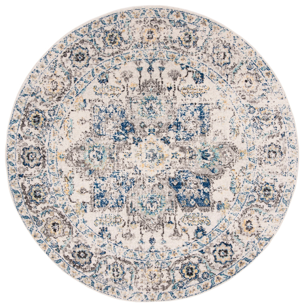 SAFAVIEH Madison Delois Medallion Rustic Farmhouse Distressed Rug