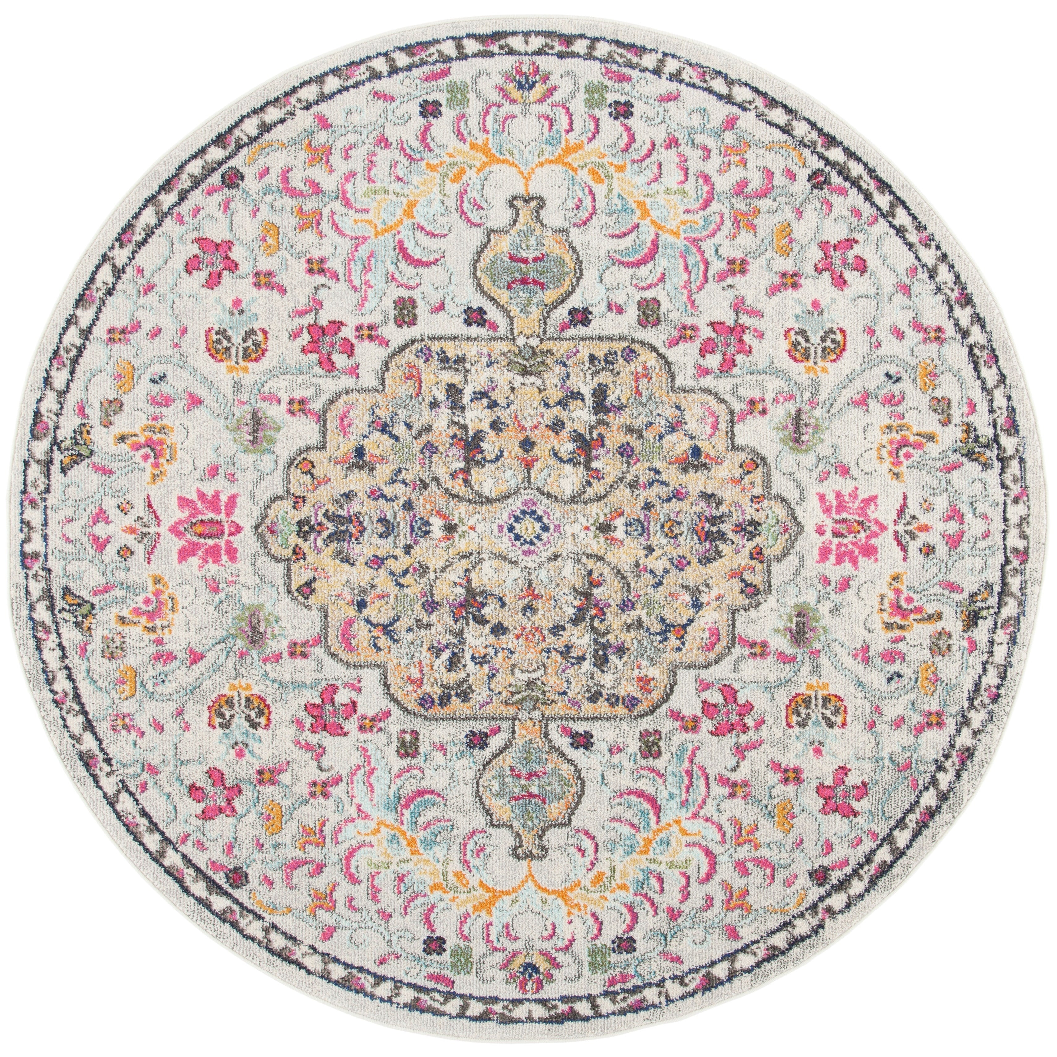 SAFAVIEH Madison Libusa Boho Medallion Distressed Rug