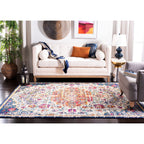 SAFAVIEH Madison Libusa Boho Medallion Distressed Rug