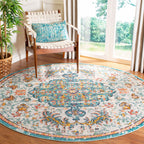 SAFAVIEH Madison Libusa Boho Medallion Distressed Rug